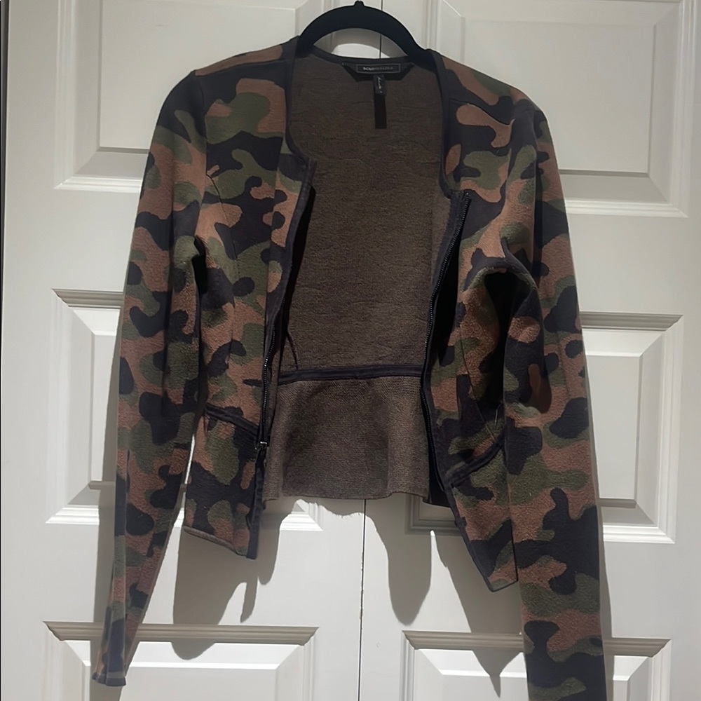 BCBGMaxAzria Brown Textured Sweater